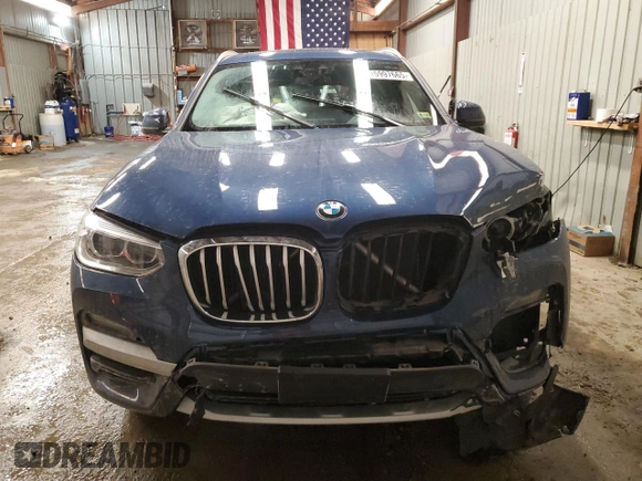 2021 BMW X3 xDrive30i with VIN 5UXTY5C01M9H92516, listed as a Copart auction lot 45997665 with Not Provided miles and Salvage Title. Bid and sale history available at DreamBid. Image 5.