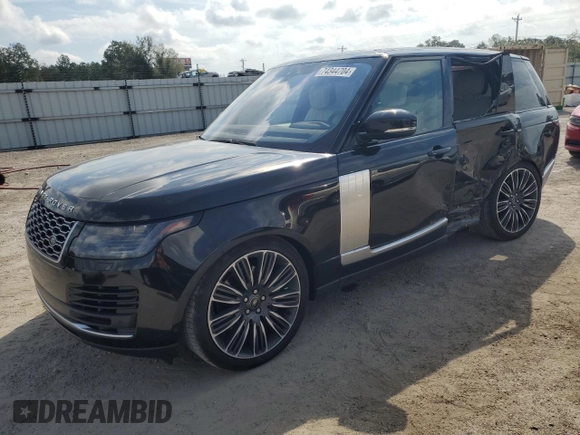 2022 Land Rover Range Rover Westminster с VIN SALGS2SE5NA471259, выставлен на аукционе Copart как лот 74344704 с пробегом 32 444 миль миль и Списание • Salvage title. История ставок и продаж доступна на DreamBid. Изображение 1.