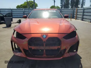 2022 BMW 4 Series 430i with VIN WBA63AV06NFM11260, listed as a Copart auction lot 57551825 with 52,969 mi miles and Salvage title. Bid and sale history available at DreamBid. Image 5.