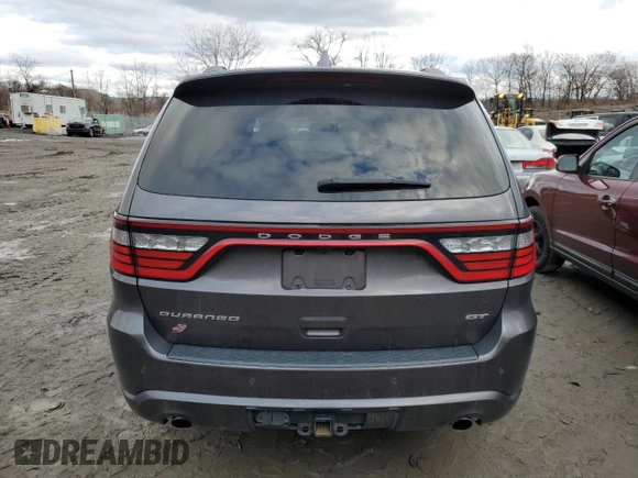 2021 Dodge Durango GT Plus with VIN 1C4RDJDG7MC837342, listed as a Copart auction lot 63235535 with 33,971 mi miles and Non repairable. Bid and sale history available at DreamBid. Image 6.