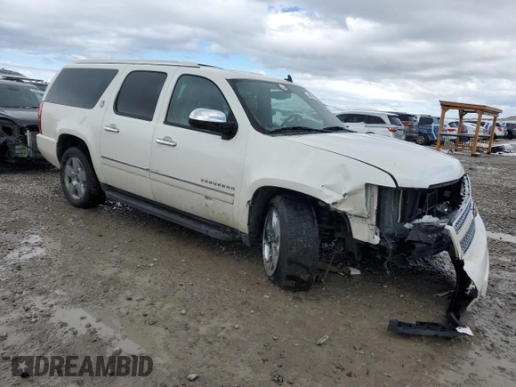 2010 Chevrolet Suburban LTZ with VIN 1GNUKKE37AR274407, listed as a Copart auction lot 49613125 with 195,184 mi miles and Salvage Title. Bid and sale history available at carsss.com. Image 4.