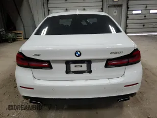 2022 BMW 5 Series 530i xDrive with VIN WBA13BJ04NWX53277, listed as a Copart auction lot 52606425 with 54,944 mi miles and Salvage Title. Bid and sale history available at DreamBid. Image 6.