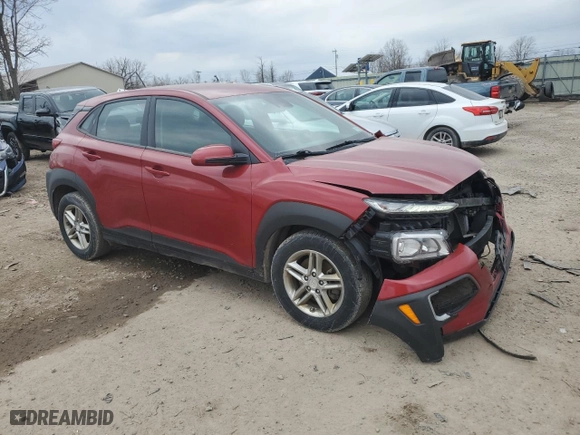 2019 Hyundai Kona SE with VIN KM8K1CAA7KU303587, listed as a Copart auction lot 49592645 with 134,453 mi miles and Salvage Title. Bid and sale history available at carsss.com. Image 4.