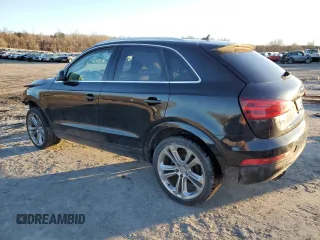 2015 Audi Q3 2.0T Prestige with VIN WA1GFCFS5FR010772, listed as a Copart auction lot 45697865 with 104,705 mi miles and Salvage Title. Bid and sale history available at carsss.com. Image 2.