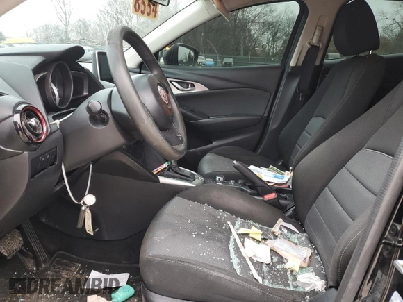 2017 Mazda CX-3 Sport with VIN JM1DKDB74H0164750, listed as a Copart auction lot 41826755 with 141,122 mi miles and Salvage Title. Bid and sale history available at carsss.com. Image 7.