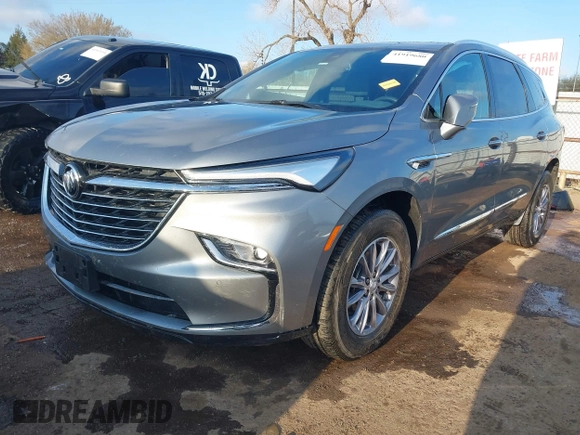 2023 Buick Enclave Essence with VIN 5GAEVAKW8PJ106619, listed as a IAAI auction lot 41919680 with 15,905 mi miles and . Bid and sale history available at DreamBid. Image 19.