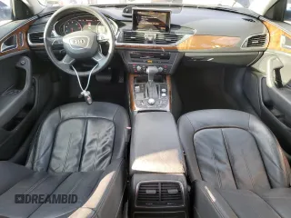 2014 Audi A6 Premium Plus with VIN WAUDFAFC2EN092291, listed as a Copart auction lot 46978435 with 176,555 mi miles and Salvage title. Bid and sale history available at DreamBid. Image 8.