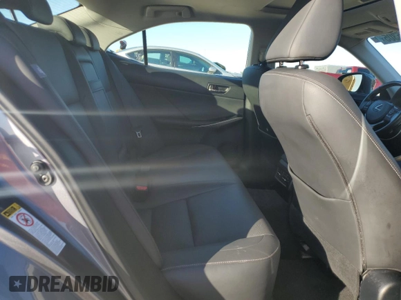 2016 Lexus IS 350 with VIN JTHBE1D27G5024108, listed as a Copart auction lot 43150455 with 54,806 mi miles and Salvage title. Bid and sale history available at DreamBid. Image 11.