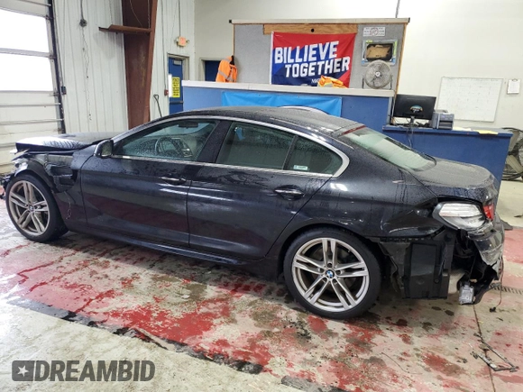 2013 BMW 6 Series 650i xDrive with VIN WBA6B4C56DD098465, listed as a Copart auction lot 45126625 with 129,235 mi miles and Clean Title. Bid and sale history available at carsss.com. Image 2.
