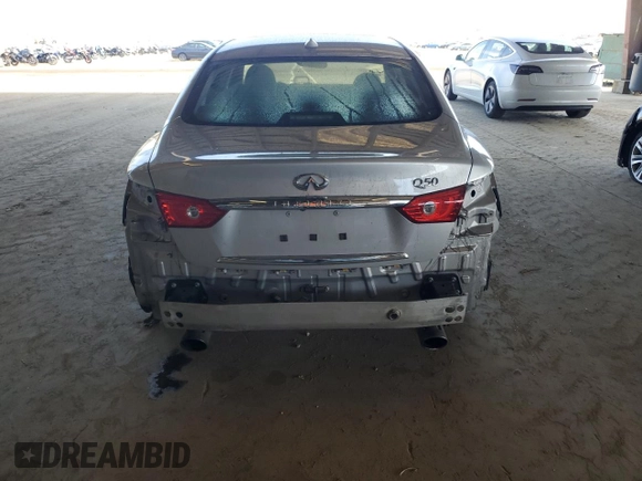 2017 Infiniti Q50 Premium с VIN JN1EV7AP8HM736591, выставлен на аукционе Copart как лот 56949185 с пробегом 52 999 миль миль и Списание • Salvage title. История ставок и продаж доступна на DreamBid. Изображение 6.