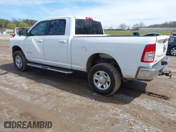 2019 Ram 2500 Big Horn with VIN 3C6UR5DL2KG675282, listed as a IAAI auction lot 41729803 with 88,084 mi miles and . Bid and sale history available at DreamBid. Image 3.