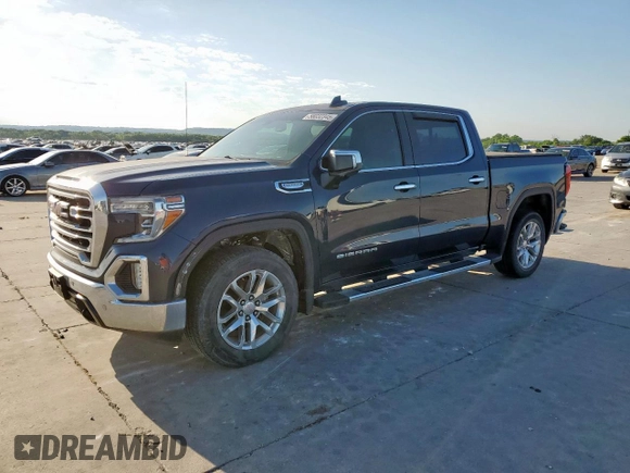 2020 GMC Sierra 1500 SLT with VIN 3GTP8DED2LG116911, listed as a Copart auction lot 56032345 with 54,770 mi miles and Clean title. Bid and sale history available at DreamBid. Image 1.