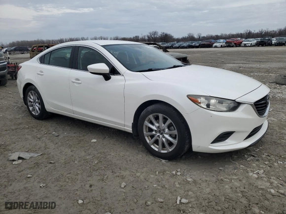 2014 Mazda Mazda6 i Sport with VIN JM1GJ1U54E1100076, listed as a Copart auction lot 47665615 with 96,515 mi miles and Salvage Title. Bid and sale history available at carsss.com. Image 4.