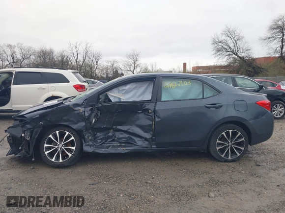 2019 Toyota Corolla L with VIN 5YFBURHE9KP898284, listed as a IAAI auction lot 41867103 with 75,368 mi miles and . Bid and sale history available at DreamBid. Image 15.