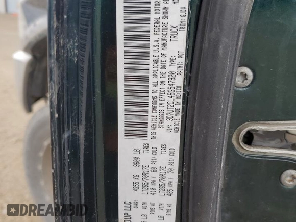 2011 Ram 2500 Big Horn z VIN 3D7UT2CL4BG547920, wystawiony jako Copart lot #47122885 z przebiegiem 162 373 mil mil oraz Szkoda całkowita • Salvage title. Historia ofert i sprzedaży dostępna na DreamBid. Obrazek 13.
