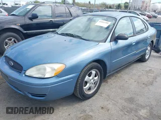 2006 Ford Taurus SE with VIN 1FAFP53U06A207921, listed as a IAAI auction lot 41892288 with 1 mi miles. Bid and sale history available at carsss.com. Image 2.