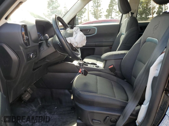 2023 Ford Bronco Sport Badlands z VIN 3FMCR9D97PRD35830, wystawiony jako Copart lot #56950865 z przebiegiem 7 401 mil mil oraz Szkoda całkowita • Salvage title. Historia ofert i sprzedaży dostępna na DreamBid. Obrazek 7.