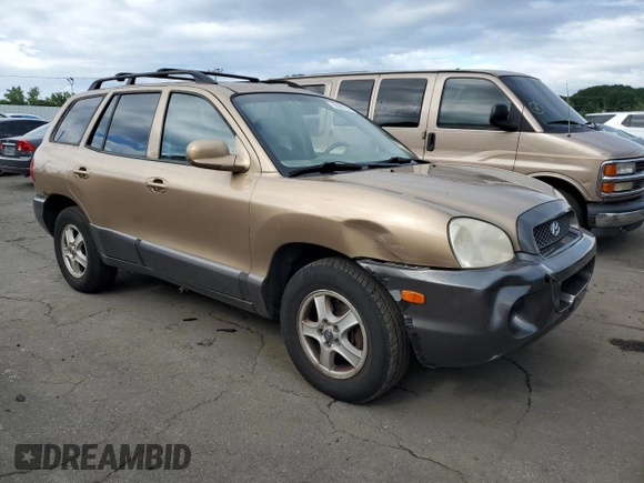 2003 Hyundai Santa Fe GLS with VIN KM8SC73D83U468641, listed as a Copart auction lot 79870004 with 145,042 mi miles and Non Repairable. Bid and sale history available at carsss.com. Image 4.
