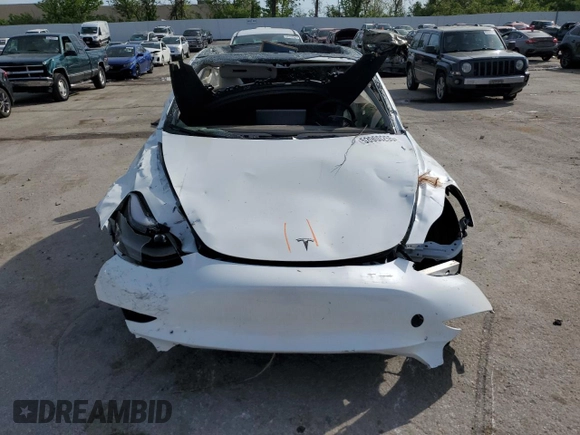 2023 Tesla Model 3 with VIN 5YJ3E1EA3PF608032, listed as a Copart auction lot 53900255 with 0 mi miles and Clean Title. Bid and sale history available at carsss.com. Image 5.