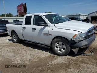 2018 Ram 1500 Tradesman with VIN 1C6RR6FT6JS304416, listed as a Copart auction lot 59726455 with 69,790 mi miles and Salvage title. Bid and sale history available at DreamBid. Image 4.