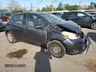 2013 Toyota Yaris L with VIN JTDKTUD32DD547099, listed as a Copart auction lot 54653615 with 153,439 mi miles and Salvage Title. Bid and sale history available at DreamBid. Image 4.