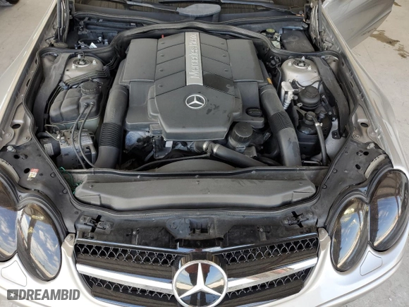 2004 Mercedes-Benz SL-Class with VIN WDBSK75F74F077586, listed as a Copart auction lot 53193645 with 106,479 mi miles and Salvage Title. Bid and sale history available at carsss.com. Image 11.