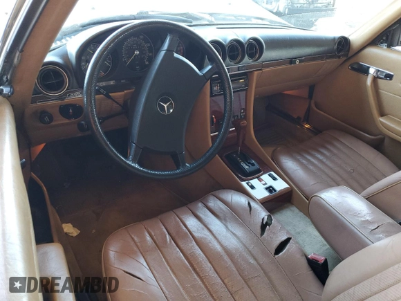 1983 Mercedes-Benz 380 380SL with VIN WDBBA45AXDB028363, listed as a Copart auction lot 44252205 with 118,508 mi miles and Salvage Title. Bid and sale history available at carsss.com. Image 8.