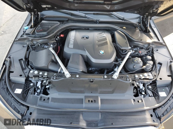 2024 BMW 5 Series 530i with VIN WBA43FJ01RCS08326, listed as a Copart auction lot 75218854 with 0 mi miles and Salvage Title. Bid and sale history available at carsss.com. Image 11.