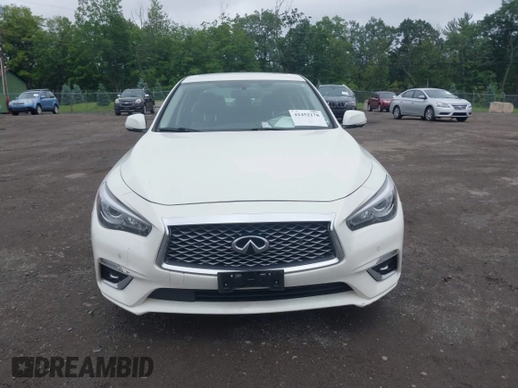 2023 Infiniti Q50 Luxe with VIN JN1EV7BR5PM541157, listed as a IAAI auction lot 42452178 with 60,271 mi miles and . Bid and sale history available at DreamBid. Image 12.