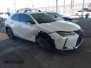 2022 Lexus UX 250h with VIN JTHX9JBH5N2054854, listed as a IAAI auction lot 42009922 with 57,944 mi miles and . Bid and sale history available at DreamBid. Image 1.