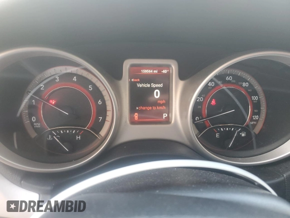2016 Dodge Journey SXT with VIN 3C4PDDBG6GT133198, listed as a Copart auction lot 52417265 with 159,564 mi miles and Salvage Title. Bid and sale history available at carsss.com. Image 9.