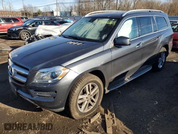 2015 Mercedes-Benz GL-Class GL 450 with VIN 4JGDF6EE3FA460095, listed as a Copart auction lot 80662313 with 112,710 mi miles. Bid and sale history available at carsss.com. Image 1.