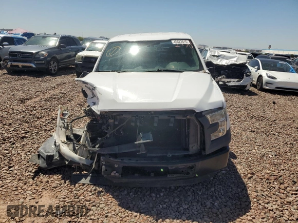 2016 Ford F-150 XL with VIN 1FTMF1C84GKG01496, listed as a Copart auction lot 45422615 with 0 mi miles and Salvage Title. Bid and sale history available at carsss.com. Image 5.