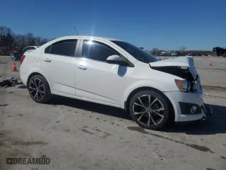 2016 Chevrolet Sonic LT with VIN 1G1JC5SHXG4162676, listed as a Copart auction lot 49361545 with 46,883 mi miles and Salvage Title. Bid and sale history available at carsss.com. Image 4.