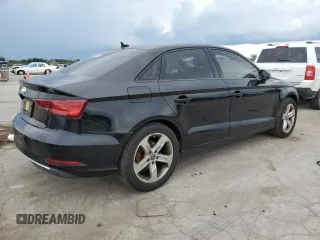 2017 Audi A3 Sedan Premium with VIN WAUAUGFFXH1063929, listed as a Copart auction lot 63546174 with 67,684 mi miles and Salvage Title. Bid and sale history available at carsss.com. Image 3.