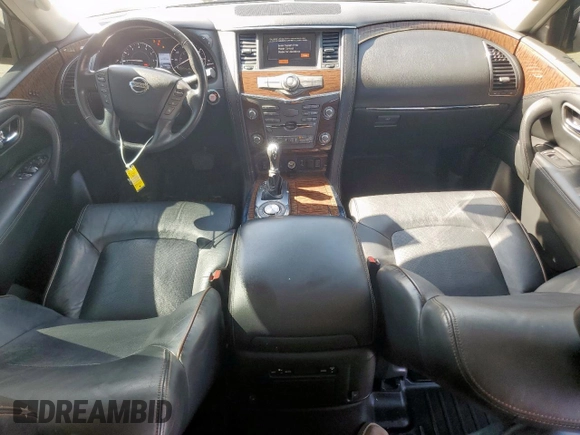 2019 Nissan Armada SL z VIN JN8AY2ND4K9085996, wystawiony jako Copart lot #51916125 z przebiegiem 125 050 mil mil oraz Szkoda całkowita • Salvage title. Historia ofert i sprzedaży dostępna na DreamBid. Obrazek 8.