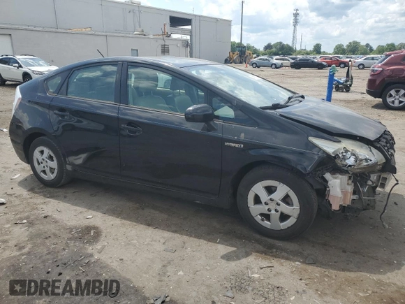 2011 Toyota Prius I with VIN JTDKN3DU2B5312822, listed as a Copart auction lot 54887265 with 107,439 mi miles and Salvage Title. Bid and sale history available at DreamBid. Image 4.