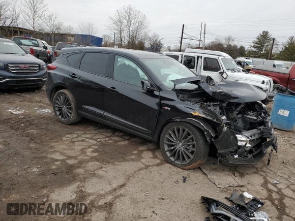 2024 Acura RDX w/A-Spec Advance Package with VIN 5J8TC2H88RL035361, listed as a Copart auction lot 44995825 with Not Provided miles and Salvage Title. Bid and sale history available at carsss.com. Image 4.