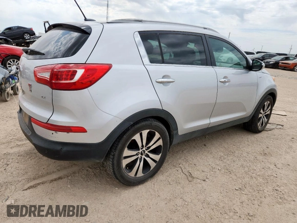 2011 Kia Sportage EX with VIN KNDPCCA27B7095979, listed as a Copart auction lot 61149915 with 162,051 mi miles and Salvage title. Bid and sale history available at DreamBid. Image 3.
