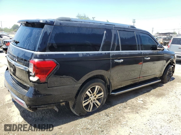 2023 Ford Expedition Max Limited with VIN 1FMJK1K81PEA15199, listed as a Copart auction lot 56589545 with 95,392 mi miles and Clean title. Bid and sale history available at DreamBid. Image 3.
