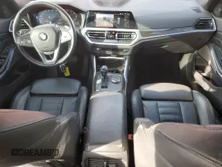 2019 BMW 3 Series 330i xDrive with VIN WBA5R7C51KAJ82278, listed as a Copart auction lot 82415124 with 57,625 mi miles and Salvage Title. Bid and sale history available at carsss.com. Image 8.