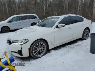 2022 BMW 5 Series 530i xDrive with VIN WBA13BJ04NCK71538, listed as a Copart auction lot 41398115 with 98,359 mi miles and Clean Title. Bid and sale history available at carsss.com. Image 1.