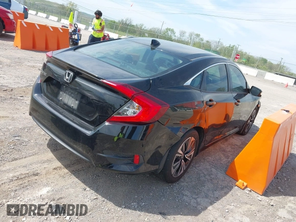 2016 Honda Civic Sedan EX-L with VIN 19XFC1F70GE011836, listed as a IAAI auction lot 41929383 with 186,497 mi miles. Bid and sale history available at carsss.com. Image 6.