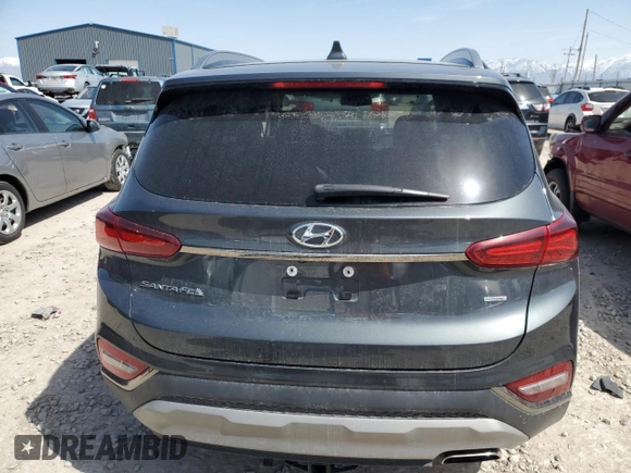 2020 Hyundai Santa Fe Limited with VIN 5NMS5CADXLH208078, listed as a Copart auction lot 52400485 with 60,683 mi miles and Salvage Title. Bid and sale history available at DreamBid. Image 6.