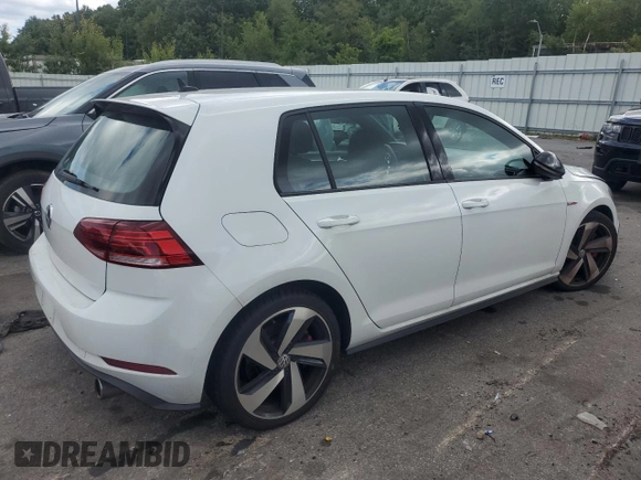2020 Volkswagen Golf GTI S with VIN 3VW6T7AU9LM003439, listed as a Copart auction lot 69205594 with 52,272 mi miles and Salvage Title. Bid and sale history available at carsss.com. Image 3.