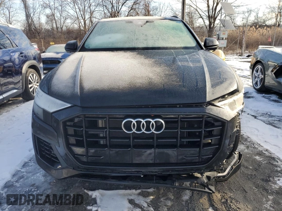 2023 Audi Q8 Premium with VIN WA1AVBF1XPD020187, listed as a Copart auction lot 86690014 with 8,308 mi miles and Salvage title. Bid and sale history available at DreamBid. Image 5.