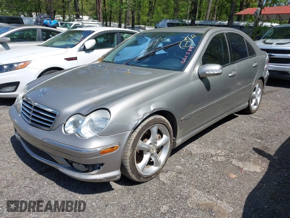 2006 Mercedes-Benz C 230 Sport with VIN WDBRF52H06E021589, listed as a IAAI auction lot 41994112 with 168,929 mi miles and . Bid and sale history available at carsss.com. Image 2.