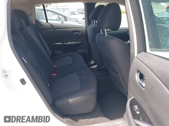 2021 Nissan LEAF SV with VIN 1N4AZ1CV0MC556505, listed as a IAAI auction lot 42438895 with 20,249 mi miles and . Bid and sale history available at DreamBid. Image 8.