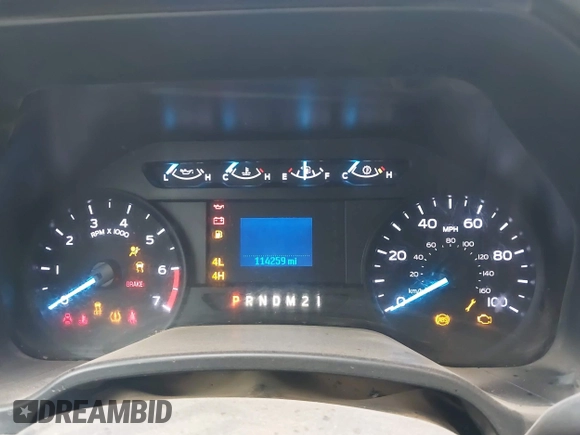 2019 Ford Super Duty F-250 SRW XL with VIN 1FTBF2B62KED26134, listed as a IAAI auction lot 41908568 with 114,259 mi miles. Bid and sale history available at carsss.com. Image 7.