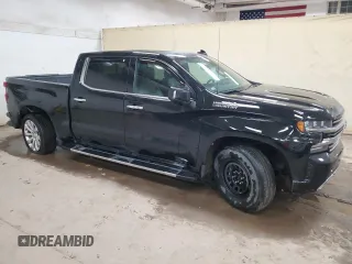 2019 Chevrolet Silverado 1500 High Country with VIN 1GCUYHED0KZ377463, listed as a Copart auction lot 83094554 with 162,921 mi miles and Salvage Title. Bid and sale history available at carsss.com. Image 4.